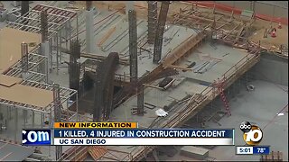 1 killed, 4 injured in construction accident
