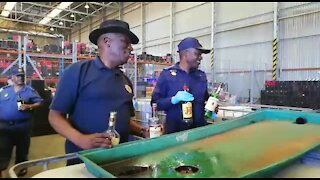 SOUTH AFRICA - Cape Town - Confiscated liquor (Video) (2YD)