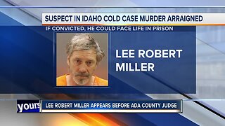 Suspect in Idaho cold case murder arraigned