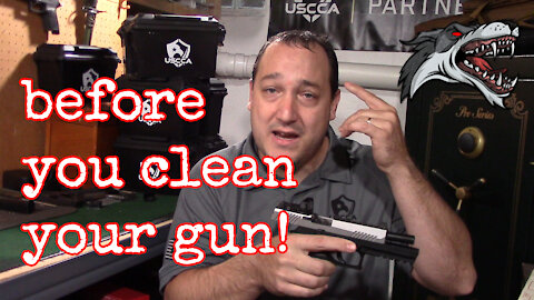 Before you Clean Your Gun. What you NEED to know to stay safe when cleaning your firearm.