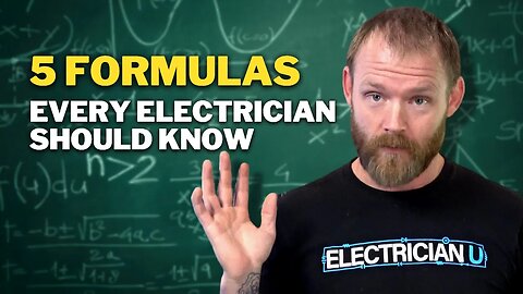 Are You an Electrician? These are 5 Formulas You Should Know!