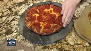 Step 4 Making Pizza with Glass Nickel Pizza