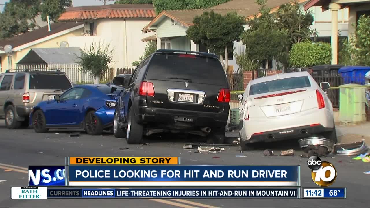 Police search for hit and run driver