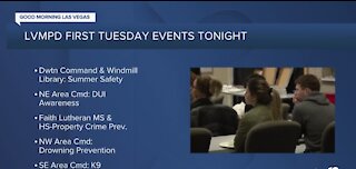 First Tuesday events tonight