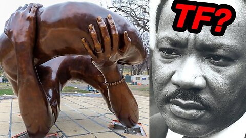 MLK Statue looks like a giant..🤔