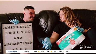 Couple gets engaged during quarantine