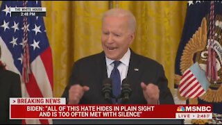 Biden Starts YELLING Mid Speech