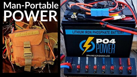Portable Power Manpack Civilian Off Grid Comms