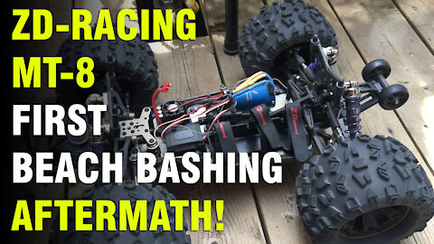 SBRC CAST (Ep12): ZD-Racing MT-8 (Pirates 3) Beach Bash Aftermath!