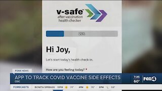 App tracks Covid vaccine side effects
