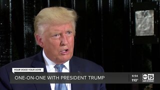 ABC15 Exclusive: President Trump on border wall