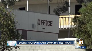 Parents and students concerned after bullet is found in Point Loma H.S. restroom