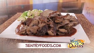What's for Dinner? - Mushroom Slow Cooker Roast Beef