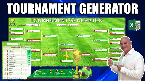 How To Create Your Own Tournament Generator With Leaderboard In Excel [Free Download + Masterclass]