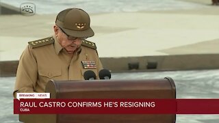 Raul Castro resigning from Cuba’s Communist Party
