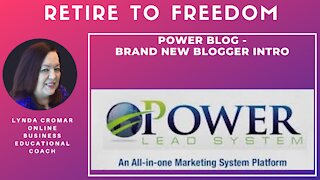 Power Blog - Brand New Blogger Intro
