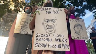 WATCH: Religious leaders head Black Lives Matter protest at St George's Cathedral (Dx5)