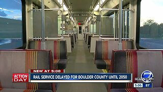Rail service delayed for Boulder County until 2050