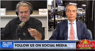 The War Room with Steve Bannon with guest Nigel Farage