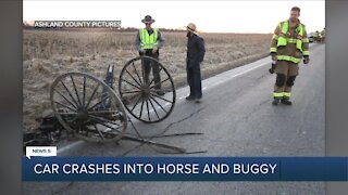 Troopers investigating crash involving buggy in Ashland County
