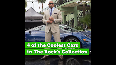 4 of the Coolest Cars in The Rock's Collection