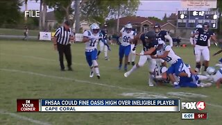 Oasis High School could be hit with fines over ineligible player
