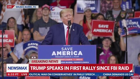 Former President Donald Trump Save America Rally in Pennsylvania | FULL SPEECH