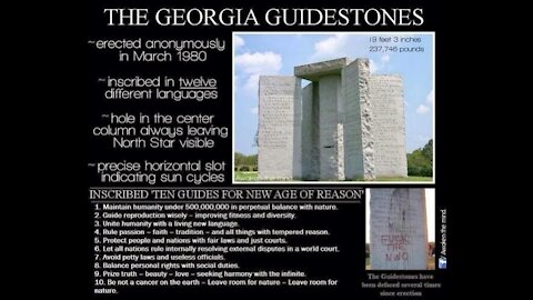 The GA Guidestones Must Come DOWN NOW! #FTW #ReallySmart