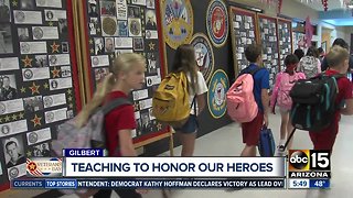 Gilbert teacher shows students importance of Veterans Day