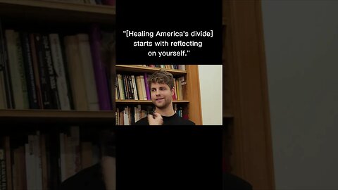 Young Hungarian student shares POV on how to lessen the political divide in America #Shorts