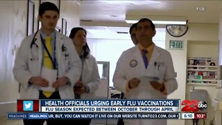 Health officials urge public to get flu vaccines early amid COVID-19 pandemic