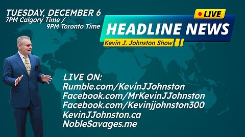 The Kevin J. Johnston Show - BREAKING NEWS on CANADIAN GUN CONTROL and BRAZIL'S REVOLUTION
