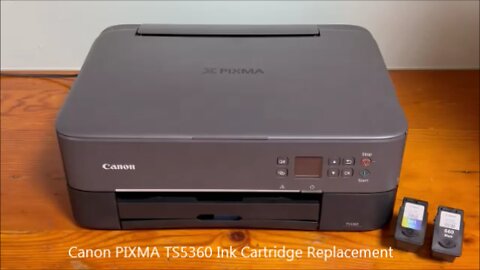Canon PIXMA TS5360 Ink Cartridge Replacement