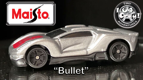 “Bullet”- in Silver- Model by Maisto