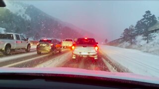 Snowfall creates headaches on the road