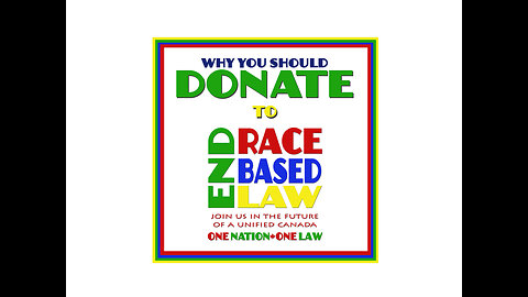 Donate Intro With Gerry And Michele Explaining END RACE BASED LAW