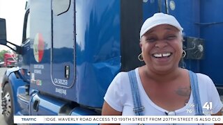 More women becoming truck drivers