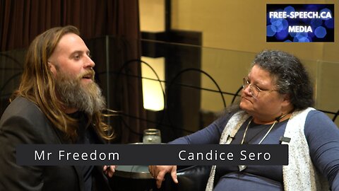 Mr. Freedom and Candice Sero after the Christine Anderson event Toronto, Canada