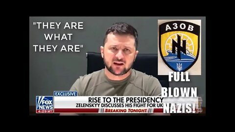 Zelenskyy Admits to Nazi Battalions Being an Official Part of His Military, Compared to Putin's Take