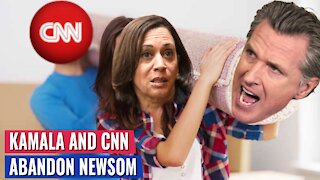 KAMALA HARRIS AND CNN ABANDON GAVIN NEWSOM - RED STATE CALIFORNIA?