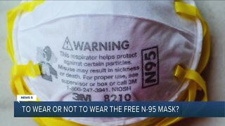 First wave of free N95 masks available in Northeast Ohio come with a warning