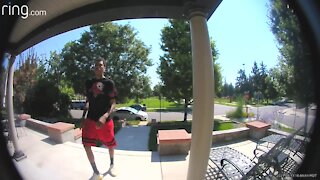 Ring video shows Denver couple robbed while working in their yard
