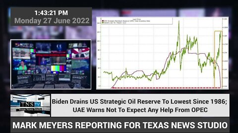 Biden Drains US Strategic Oil Reserve To Lowest Since 1986