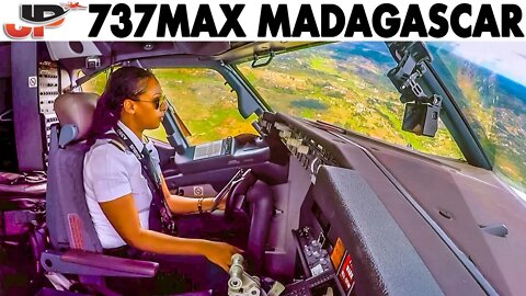 Boeing 737MAX takeoff from Madagascar | Ethiopian Airlines Cockpit