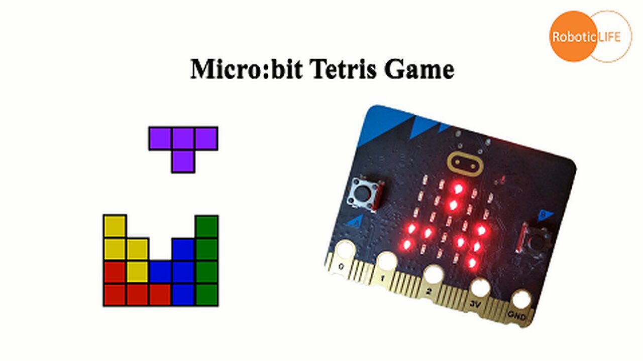 micro:bit game - Tetris game - One News Page VIDEO