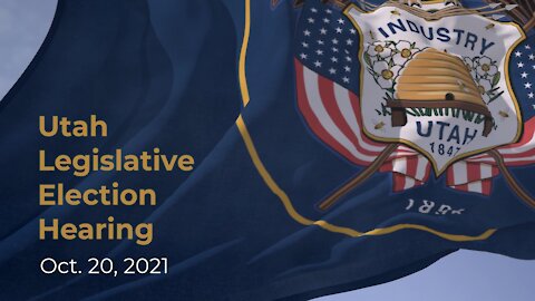 Utah Legislative Committee Election Hearing