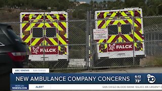 New ambulance company concerns