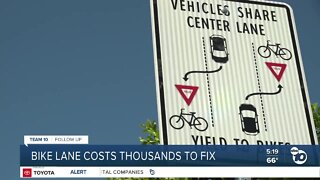Mira Mesa bike lane redo costs thousands
