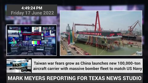 BREAKING: CHINA LAUNCHES 100,000 TON HIGH-TECH CARRIER AS WAR FEARS GROW