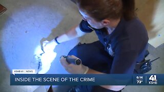 Inside look at KCPD's crime scene investigation training